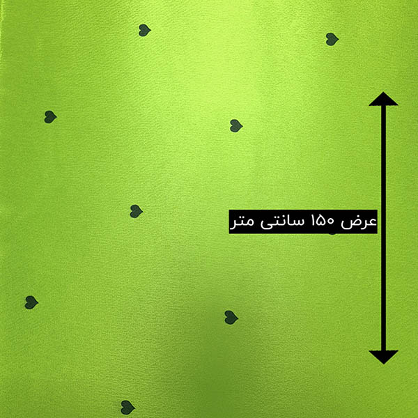 پارچه سیلک طرحدار رنگ فسفری 